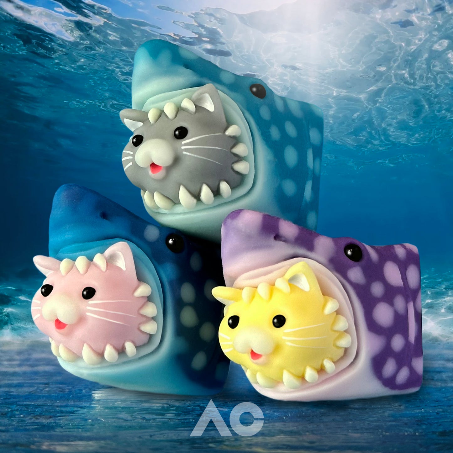 WhaleJawsCat keycaps