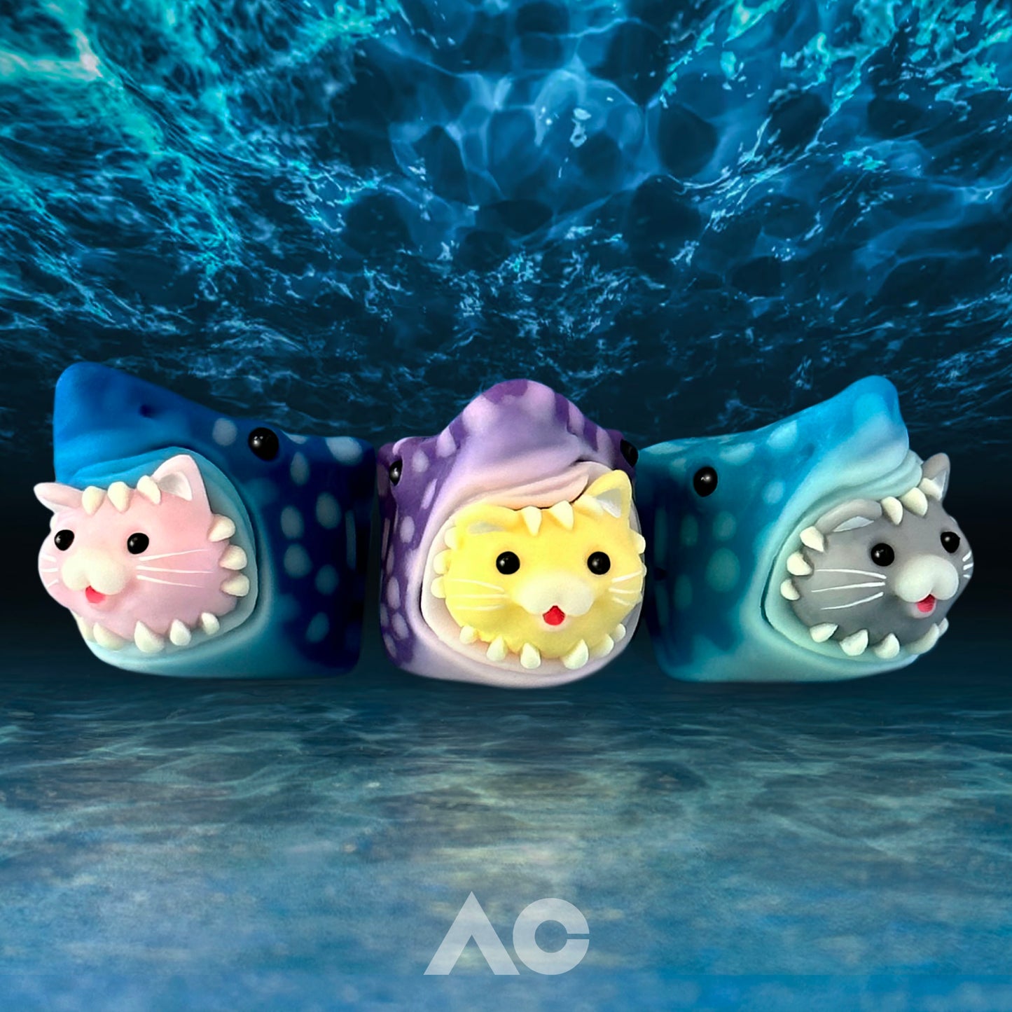 WhaleJawsCat keycaps