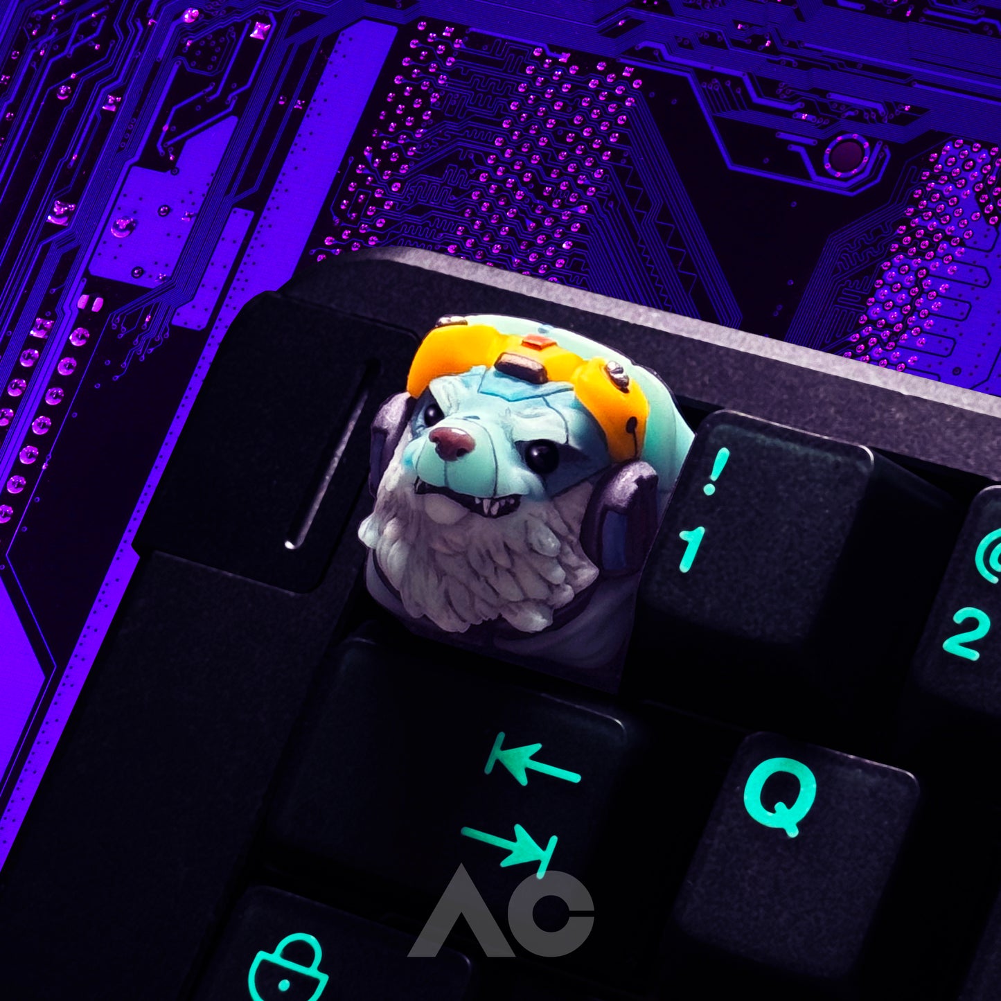 CyberWolf keycaps