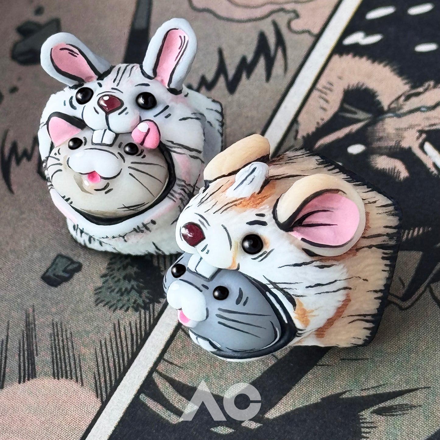 ComicCat V2 keycaps