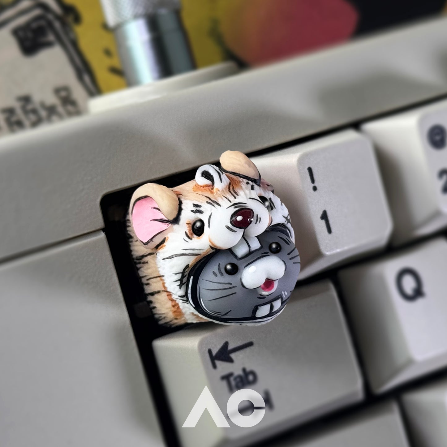 ComicCat V2 keycaps