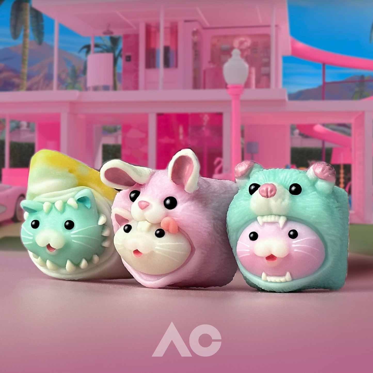 BarbieCat keycaps