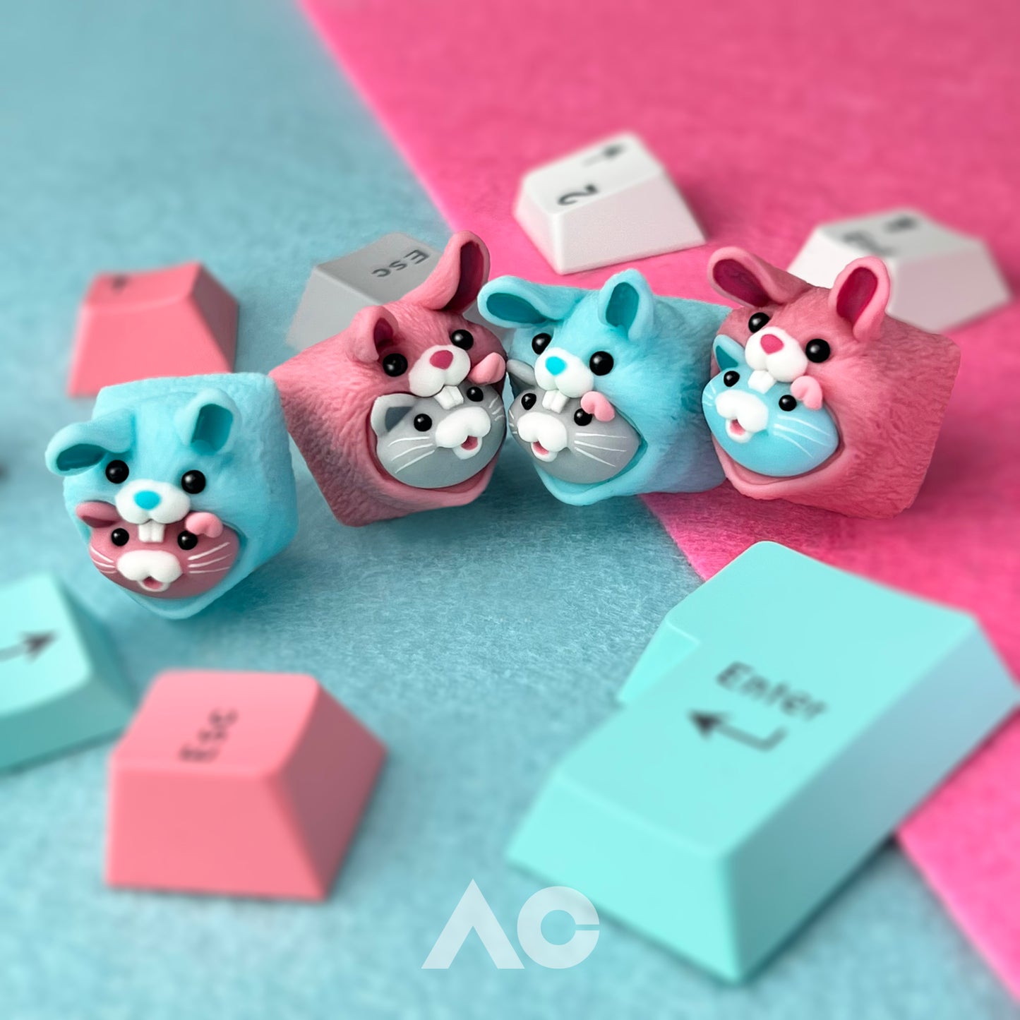 BunnyCat Lunar ver. keycaps