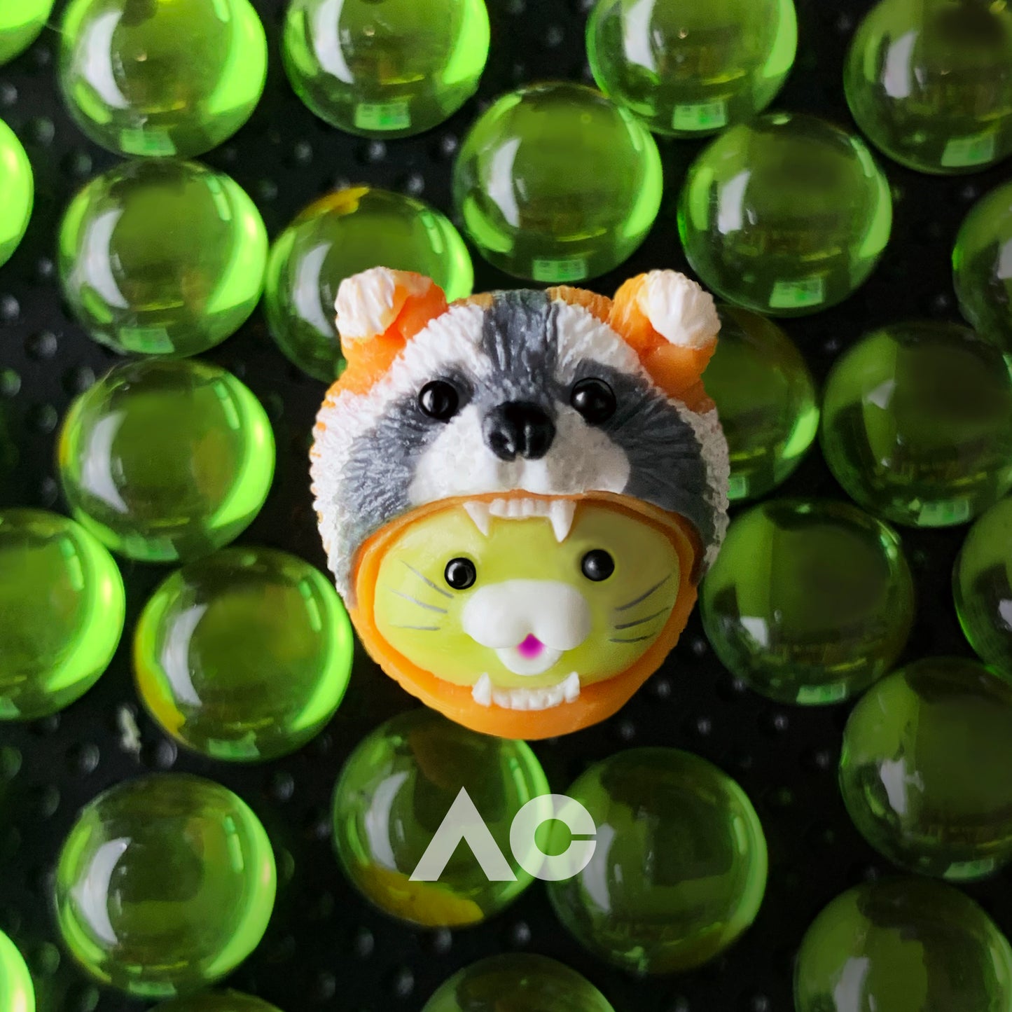 Raccooncat keycap