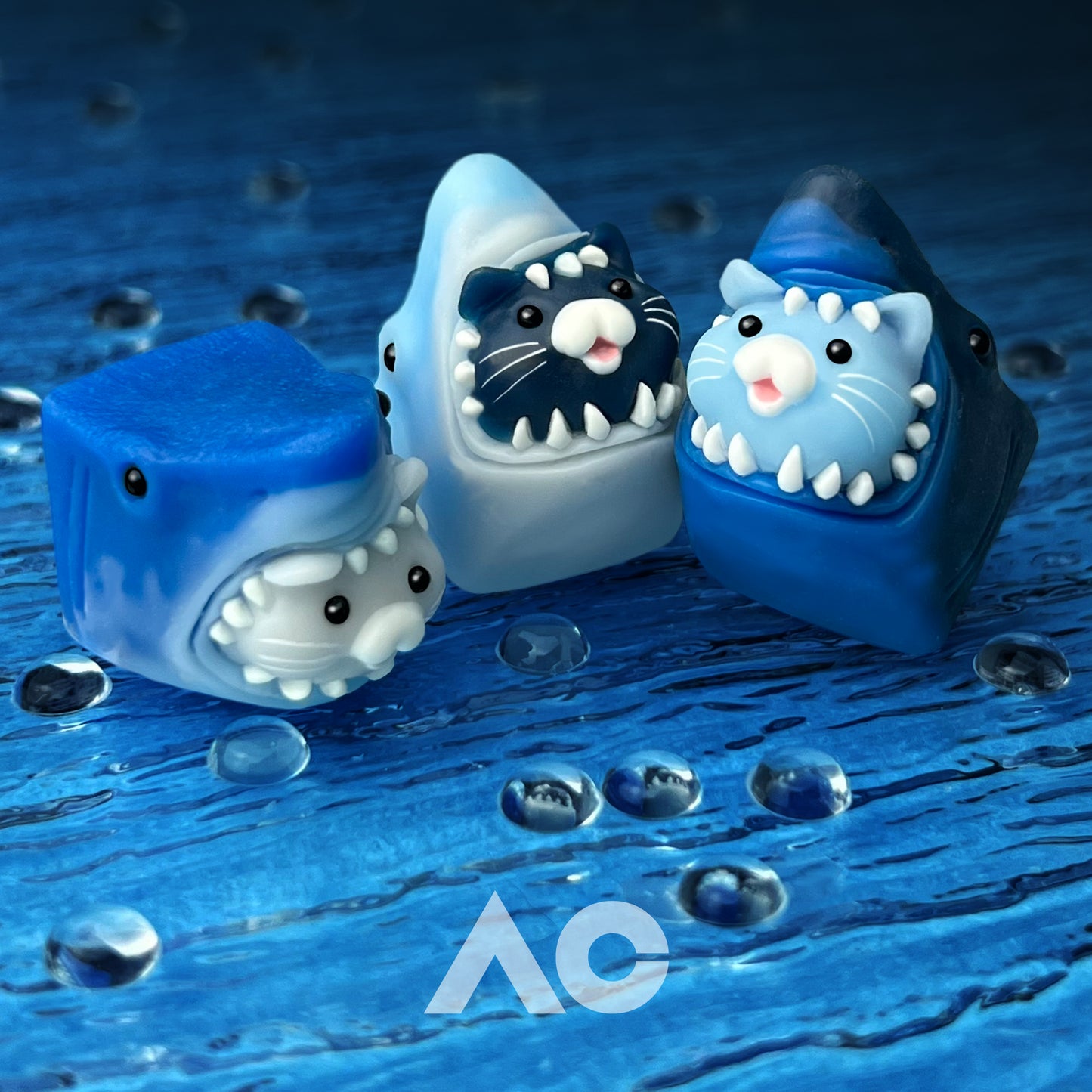 Jawscat Mizu ver. keycaps