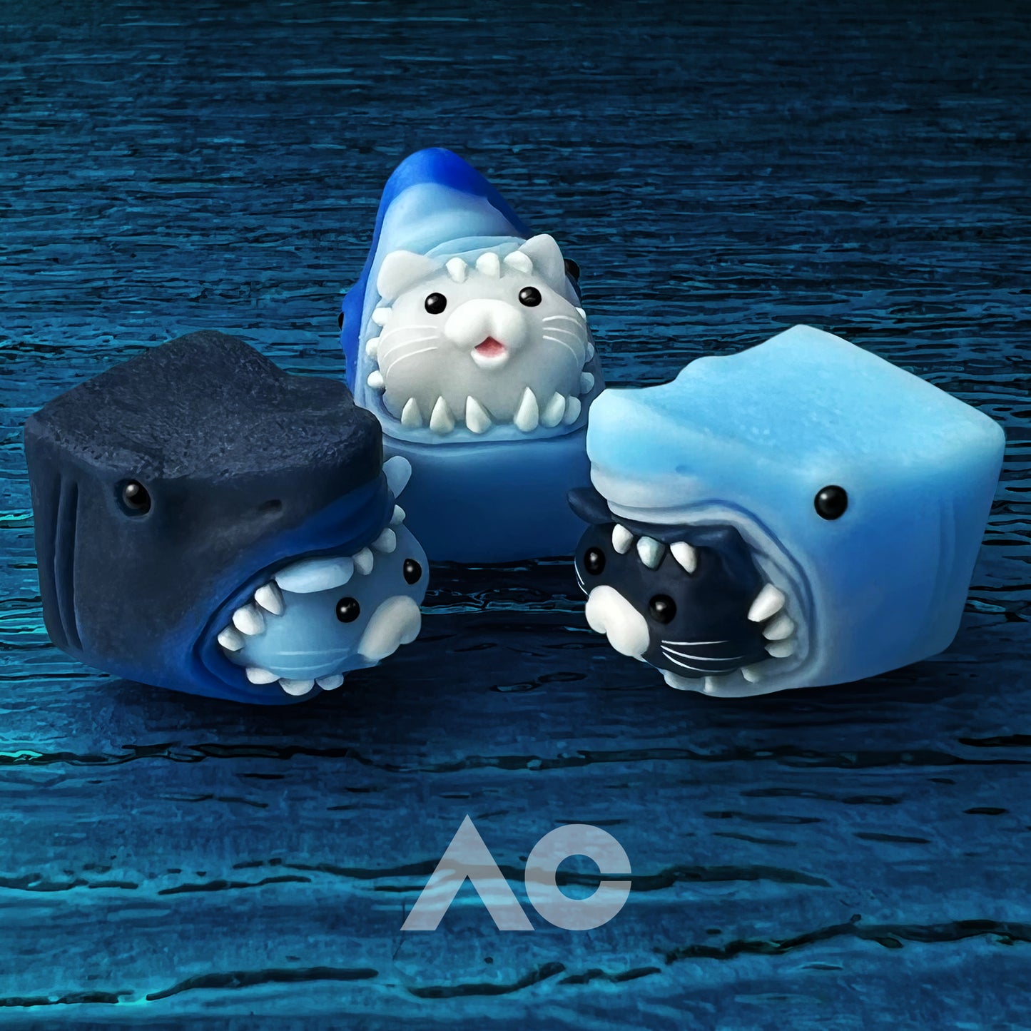 Jawscat Mizu ver. keycaps