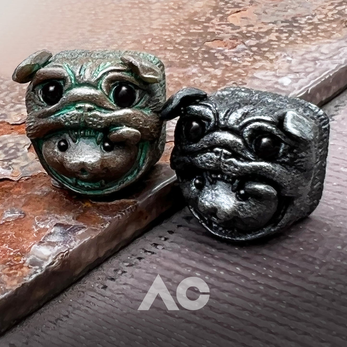 PugCat Patina/Iron ver. keycaps