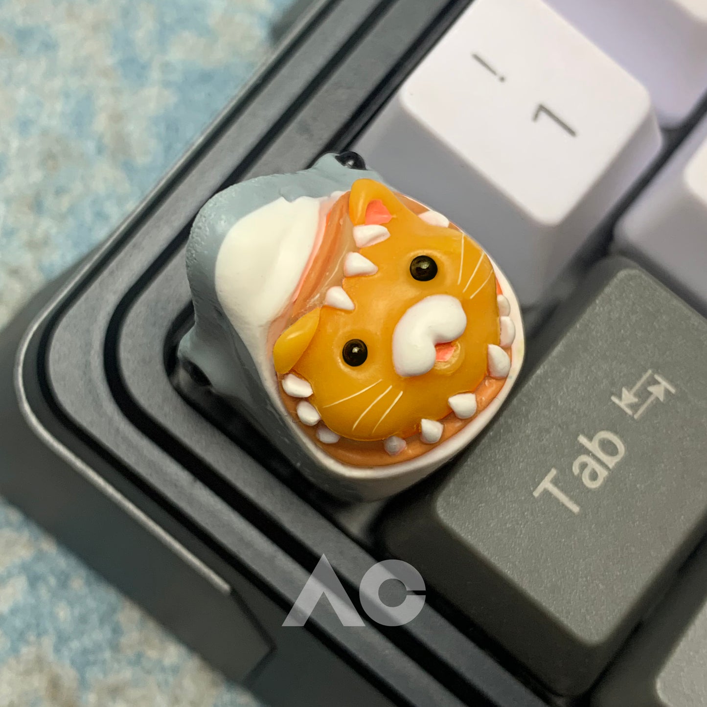Jawscat keycap