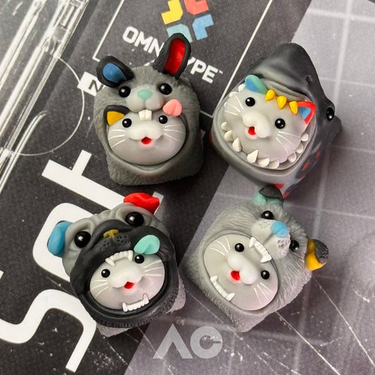 DualShotCat keycaps