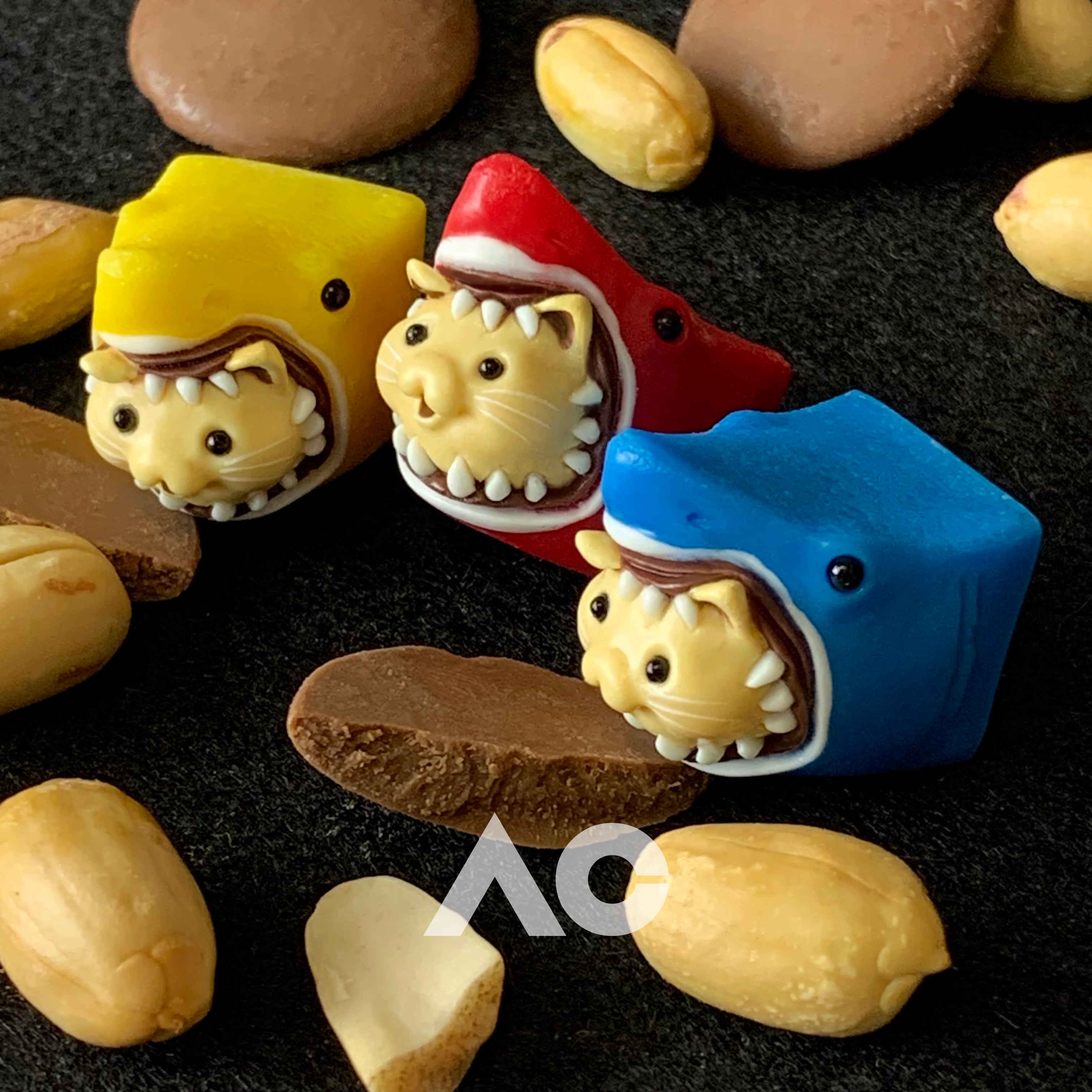 Chococat peanut keycaps – ACkeycaps